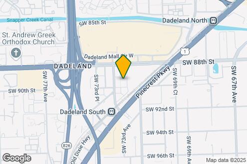 Map Image of the Property - Downtown Dadeland Apartments