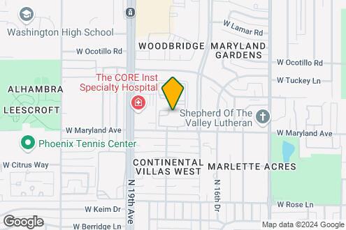 Imagen del Mapa de la Propiedad - Estates on Maryland Apartments