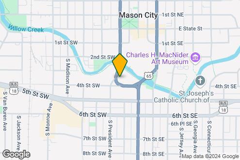 Map Image of the Property - The River Apartments & Townhomes