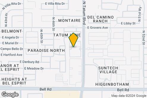 Map Image of the Property - Sonterra Apartments at Paradise Valley