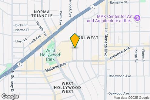 Map Image of the Property - Lido Apartments - 639 Huntley Dr