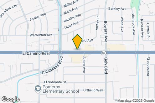 Map Image of the Property - 3041 El Camino Real