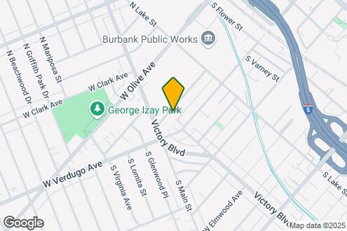 Map Image of the Property - 280 West Tujunga