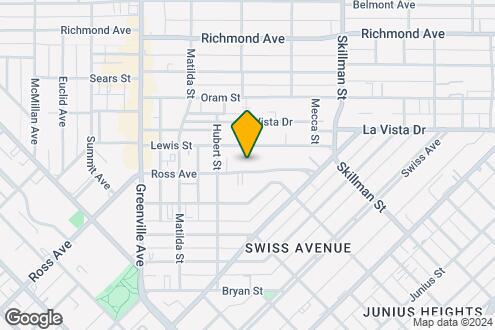 Map Image of the Property - 5931 Ross Ave