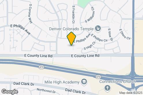 Map Image of the Property - 8259 S Franklin Ct