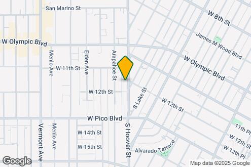 Map Image of the Property - 1167 S Hoover St