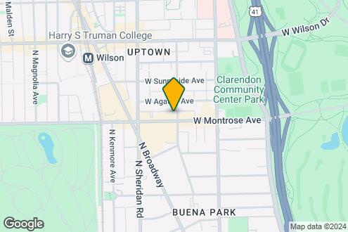 Map Image of the Property - 900 W Montrose Ave