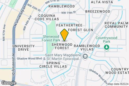 Map Image of the Property - Sherwood on the Park