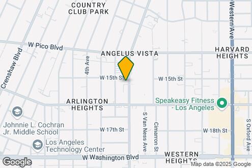 Imagen del Mapa de la Propiedad - 1513 S Arlington Ave