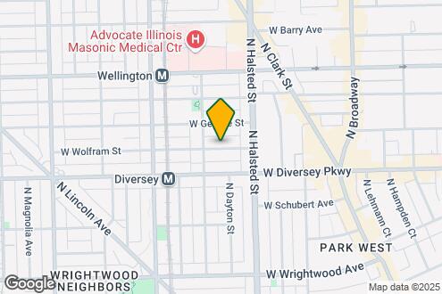 Map Image of the Property - 840 W Wolfram St