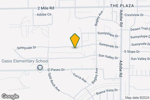 Map Image of the Property - 73407 Sunnyvale Dr