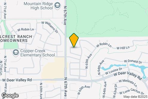 Map Image of the Property - 6633 W Via Montoya Dr