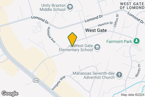 Map Image of the Property - Westgate Apts & Townhouses LP