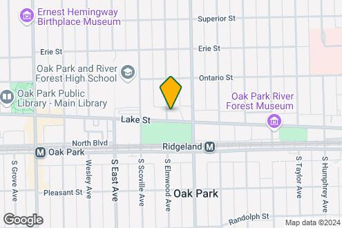 Map Image of the Property - 126-132 N. Elmwood Ave. and 418-426 Lake St.