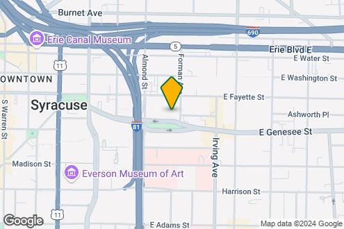 Map Image of the Property - 719 E Genesee St