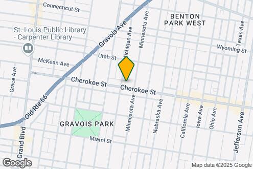 Map Image of the Property - 3115 Cherokee St