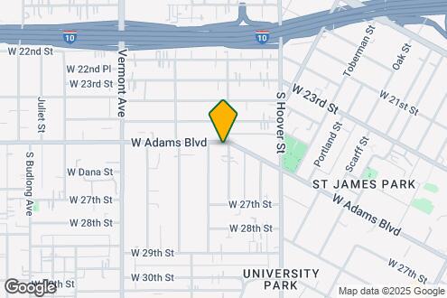 Map Image of the Property - 1204 W Adams Blvd