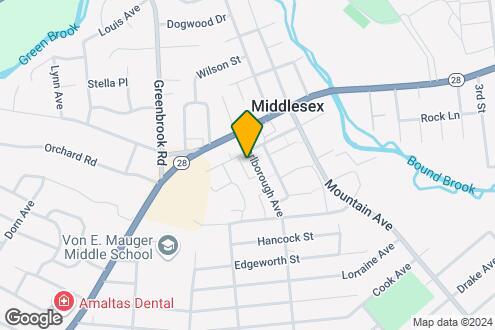 Map Image of the Property - Middlesex Village Apartments