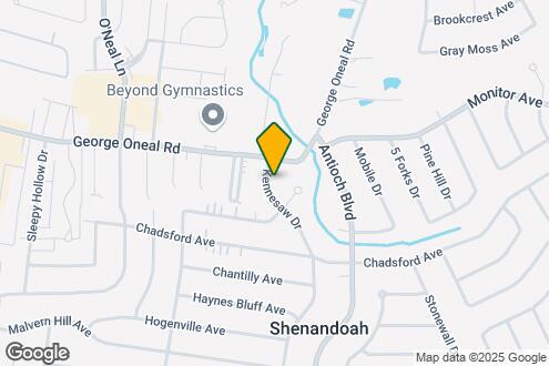 Map Image of the Property - Shenandoah Ridge Townhomes