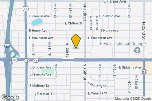 Map Image of the Property - 1416 E Mohawk Ave