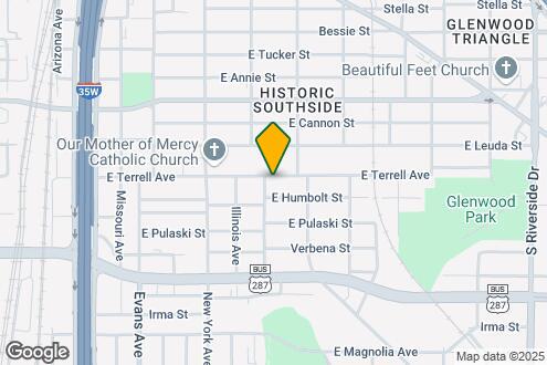 Map Image of the Property - 1106 E Terrell Ave