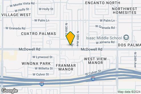 Imagen del Mapa de la Propiedad - The Axis on Mcdowell