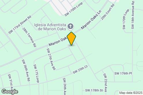 Map Image of the Property - 17425 SW 25th Ct