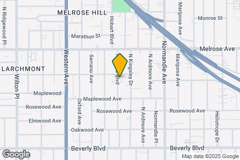 Map Image of the Property - 546 N Harvard Blvd