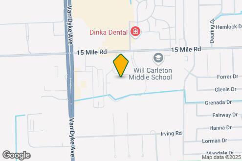 Map Image of the Property - Maple Creek Apartments