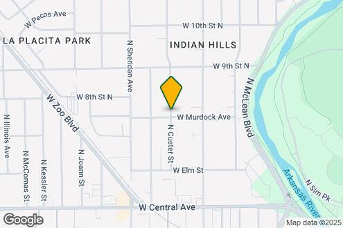 Imagen del Mapa de la Propiedad - Duplexes on Custer and Murdock