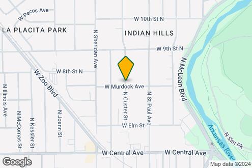 Map Image of the Property - Duplexes on Custer and Murdock