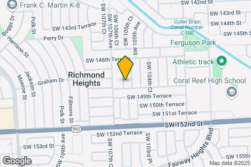 Map Image of the Property - 14811 SW 106th Ave