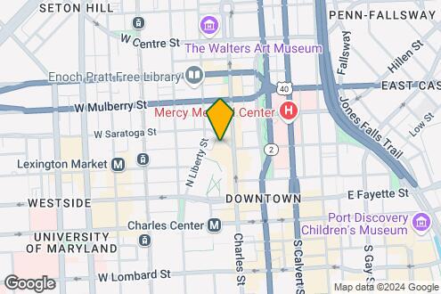 Map Image of the Property - The Apartments at Charles Plaza