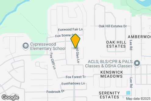 Map Image of the Property - 20911 Foxwood Glen Ln