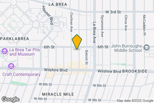 Map Image of the Property - 611 S Cloverdale Ave