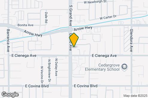 Map Image of the Property - Townhouse Covina Apts