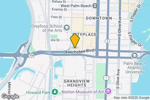 Map Image of the Property - 651 Okeechobee Blvd