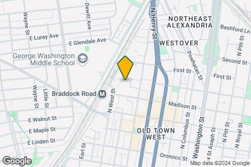 Map Image of the Property - The Bradley Braddock Road Station Apartments