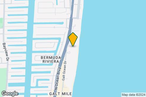 Map Image of the Property - 4250 Galt Ocean Dr