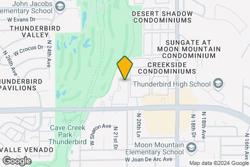 Map Image of the Property - Fairways on Thunderbird