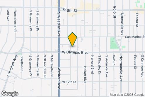 Map Image of the Property - 984 S. Oxford Avenue,