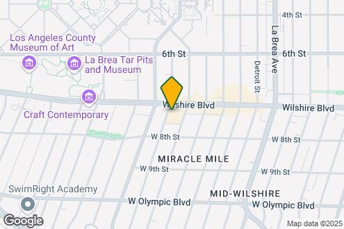 Map Image of the Property - 5550 Wilshire at Miracle Mile by Windsor