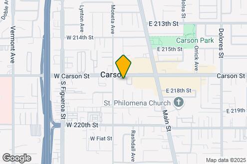 Map Image of the Property - Carson Palms Apartments