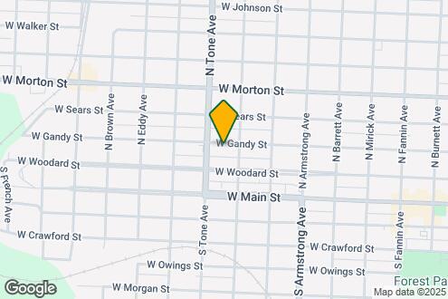 Map Image of the Property - 1016 W Gandy Street Unit 3