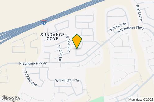 Map Image of the Property - 22865 W Lone Star Dr