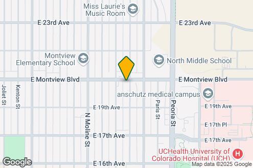 Map Image of the Property - 11736 E Montview Blvd