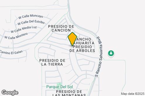 Imagen del Mapa de la Propiedad - 238 E Camino Limon Verde