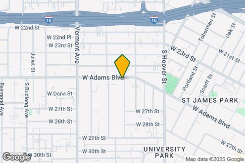 Map Image of the Property - 1238 W Adams Blvd