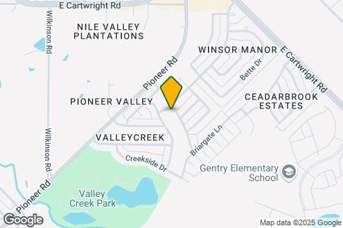 Map Image of the Property - 807 Crest Meadow Ln