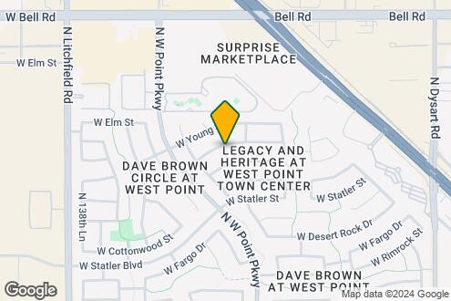 Map Image of the Property - 13559 W Canyon Creek Dr